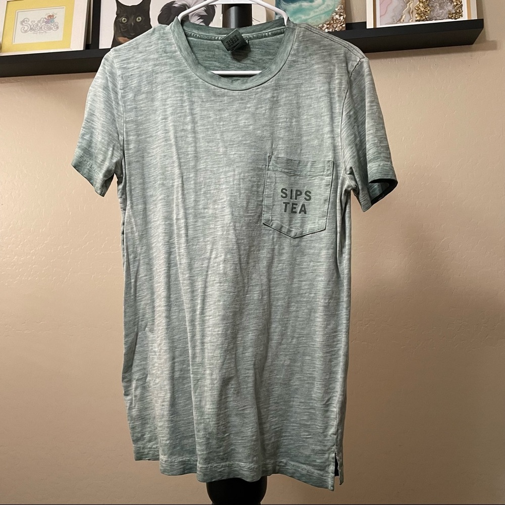 VS PINK Sips Tea Oversized Tee